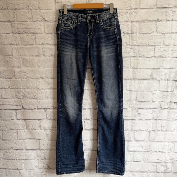 SILVER SUKI HIGH BOOT CUT JEANS